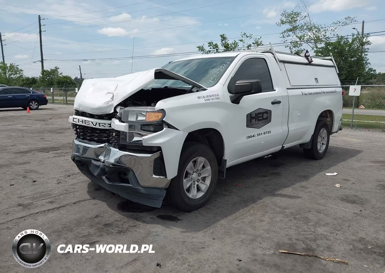 2020 Chevrolet Silverado 1500 2Wd Long Bed Wt VIN:3GCNWAEF9LG254541 - 2