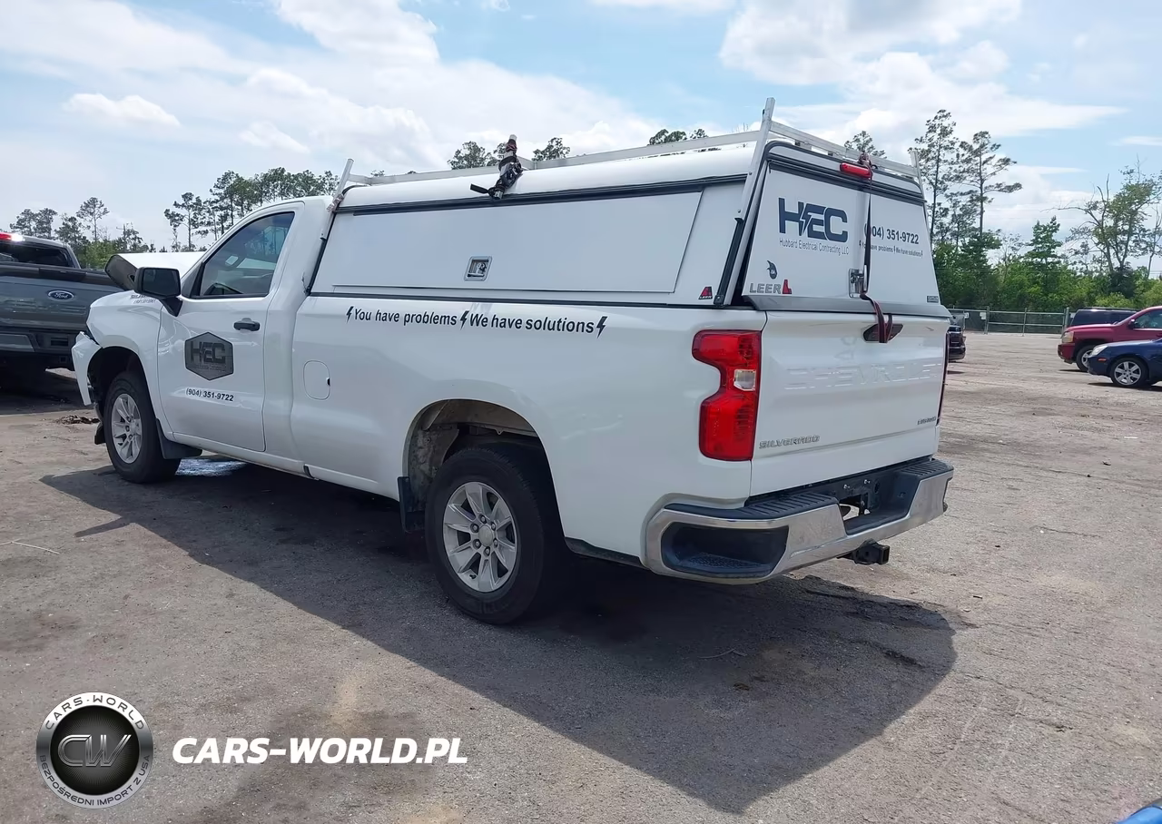 2020 Chevrolet Silverado 1500 2Wd Long Bed Wt VIN:3GCNWAEF9LG254541 - 3