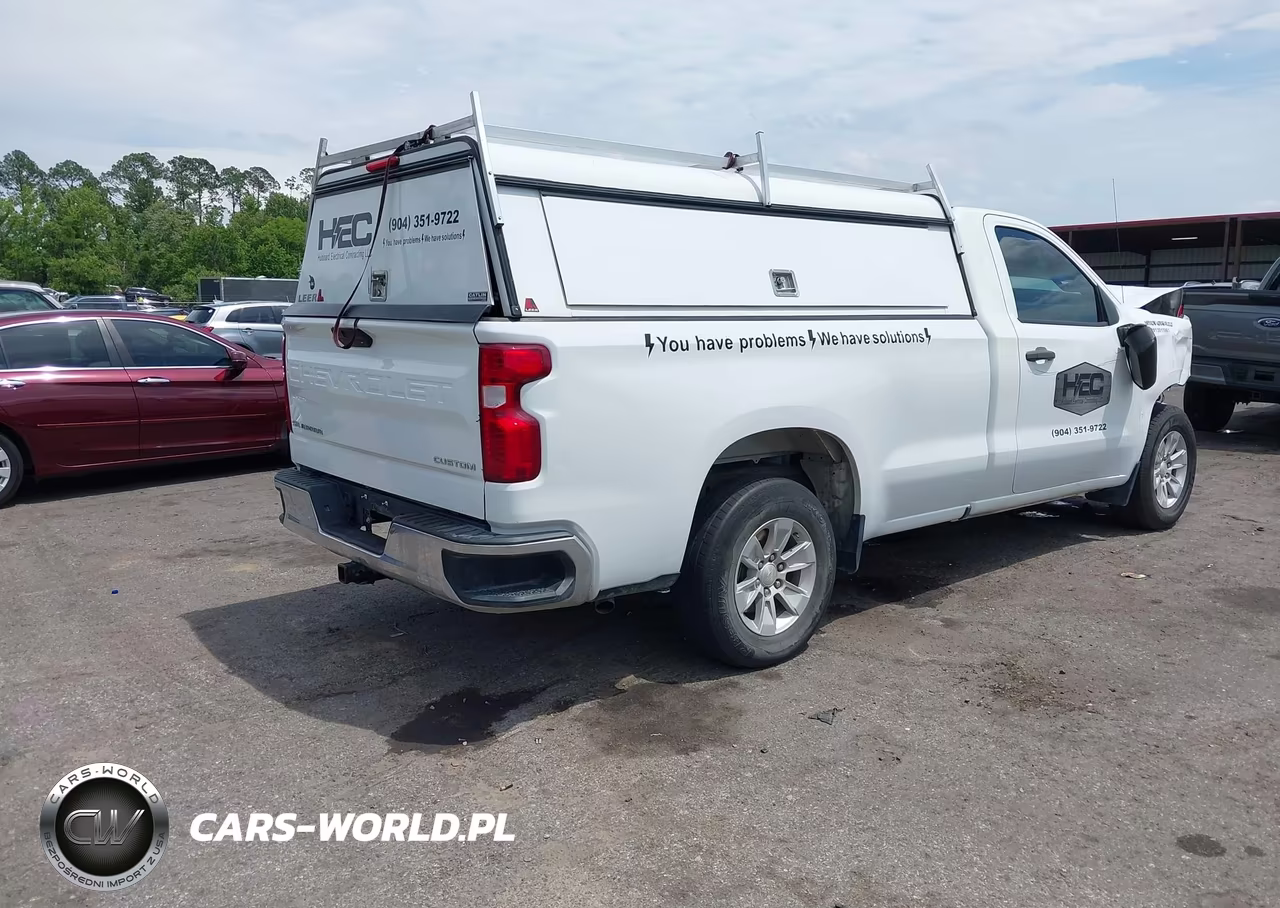 2020 Chevrolet Silverado 1500 2Wd Long Bed Wt VIN:3GCNWAEF9LG254541 - 4