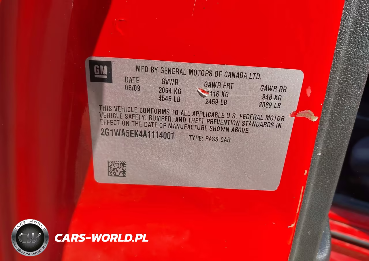 2010 Chevrolet Impala Ls VIN:2G1WA5EK4A1114001 - 9