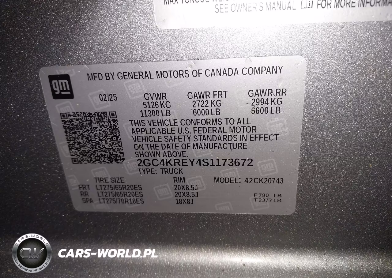 2025 Chevrolet Silverado 2500Hd 4Wd Standard Bed High Country VIN:2GC4KREY4S1173672 - 8