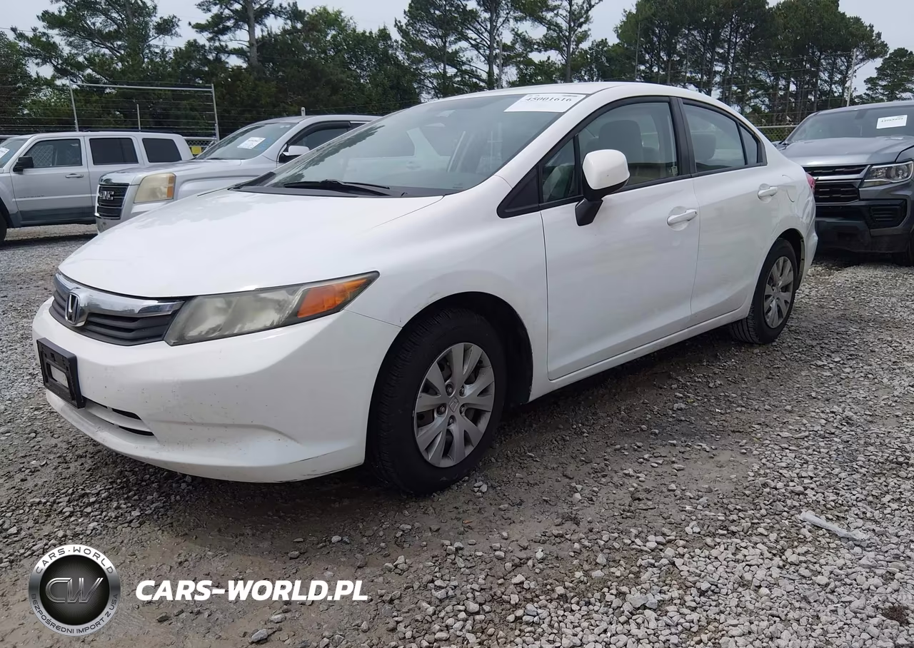 2012 Honda Civic Lx VIN:19XFB2F59CE061071 - 2