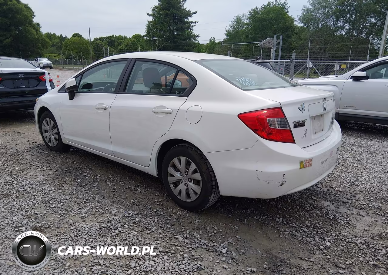 2012 Honda Civic Lx VIN:19XFB2F59CE061071 - 3