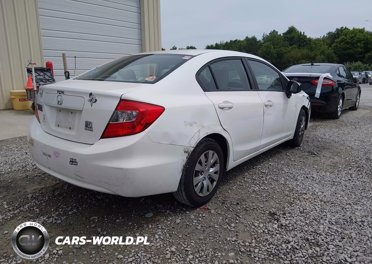 2012 Honda Civic Lx VIN:19XFB2F59CE061071 - 4