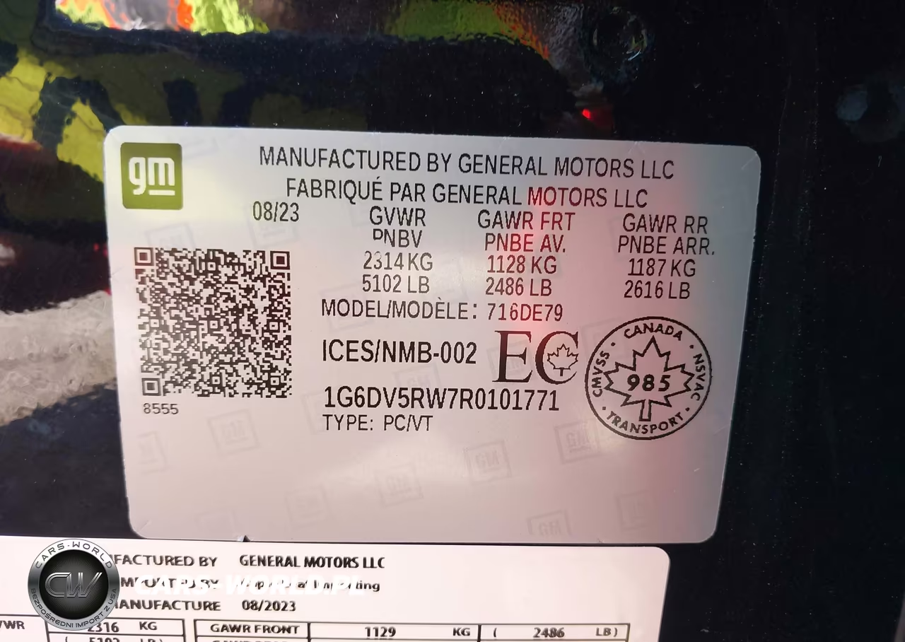 2024 Cadillac Ct5-V V-Series VIN:1G6DV5RW7R0101771 - 9