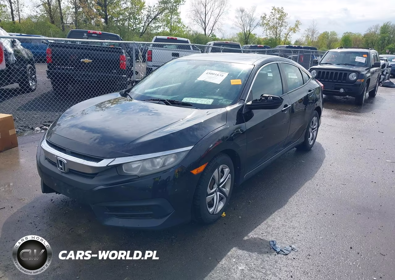 2016 Honda Civic Lx VIN:19XFC2F51GE020761 - 2