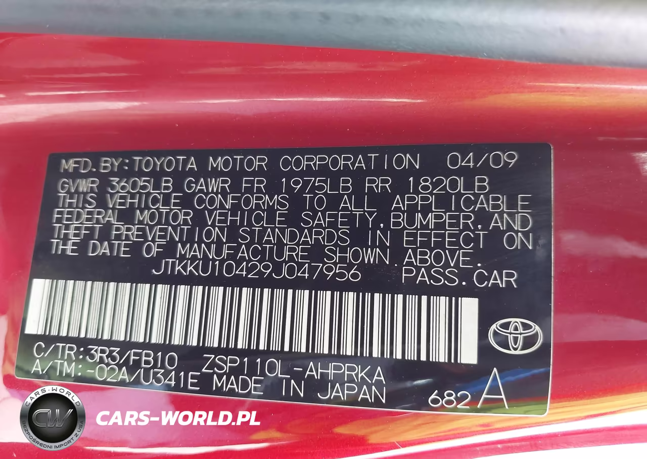 2009 Scion Xd VIN:JTKKU10429J047956 - 9