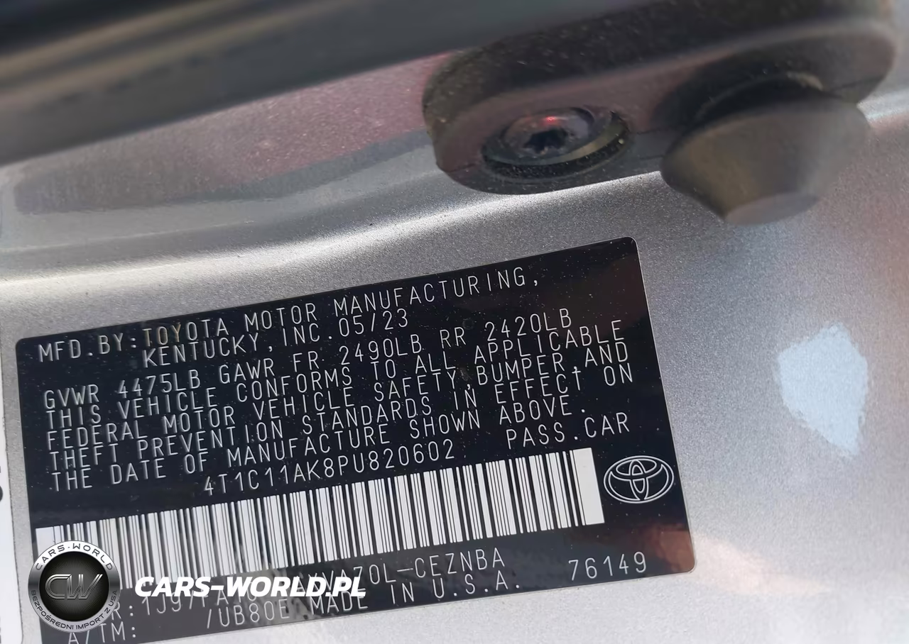 2023 Toyota Camry Le VIN:4T1C11AK8PU820602 - 9