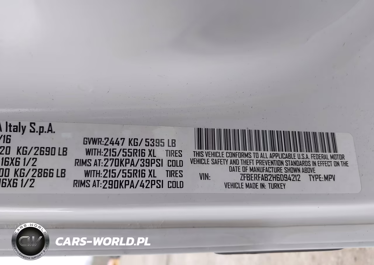 2017 Ram Promaster City Tradesman VIN:ZFBERFAB2H6D94212 - 9
