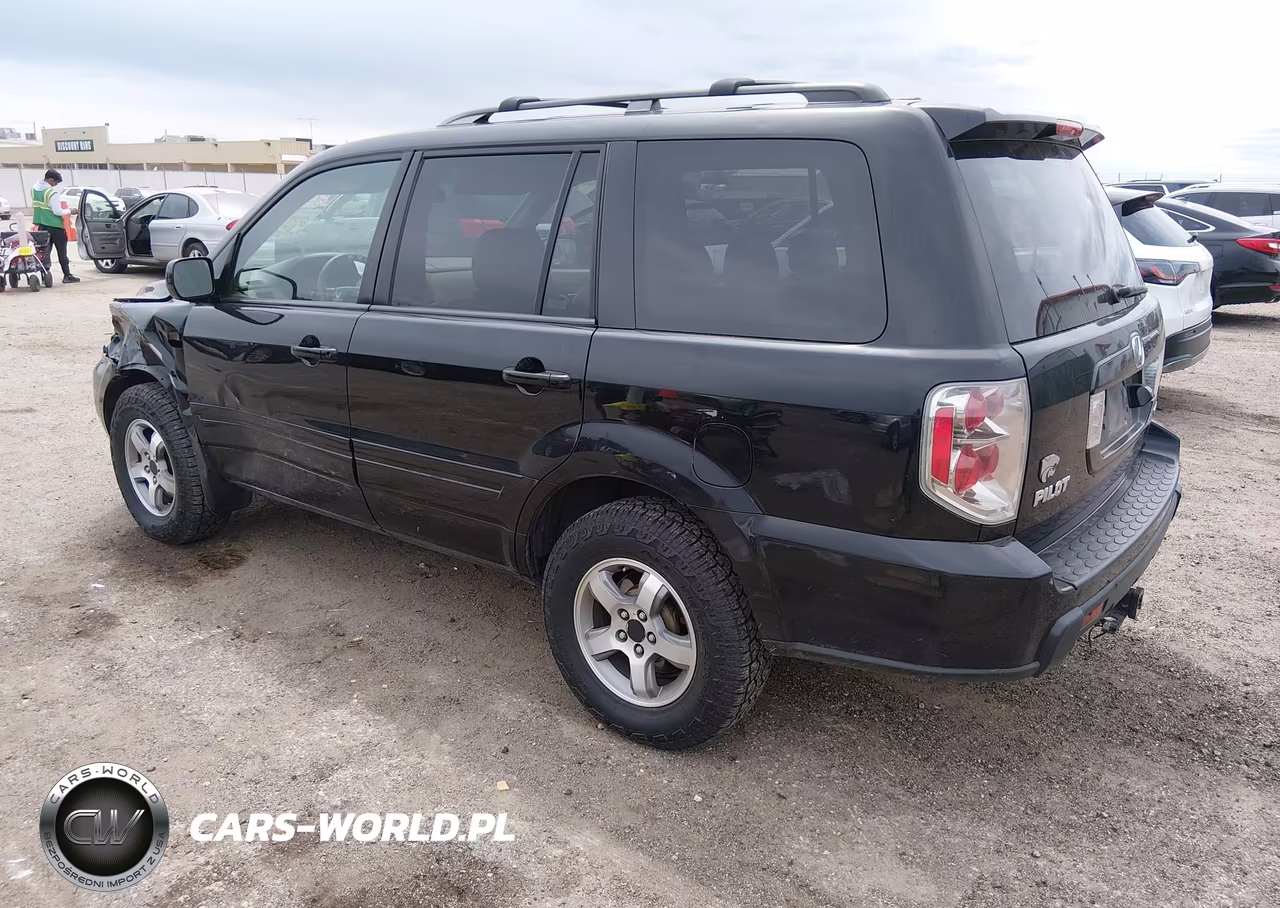 2006 Honda Pilot Ex-L VIN:2HKYF18736H507544 - 3