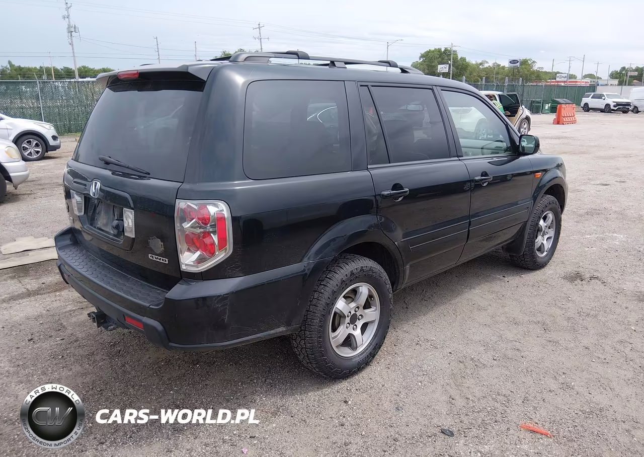 2006 Honda Pilot Ex-L VIN:2HKYF18736H507544 - 4
