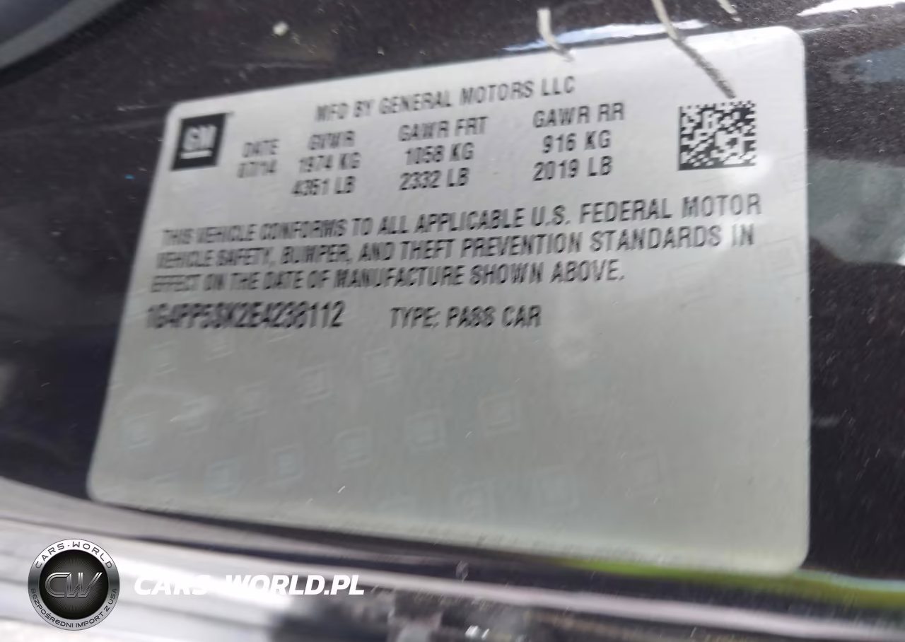2014 Buick Verano VIN:1G4PP5SK2E4238112 - 9