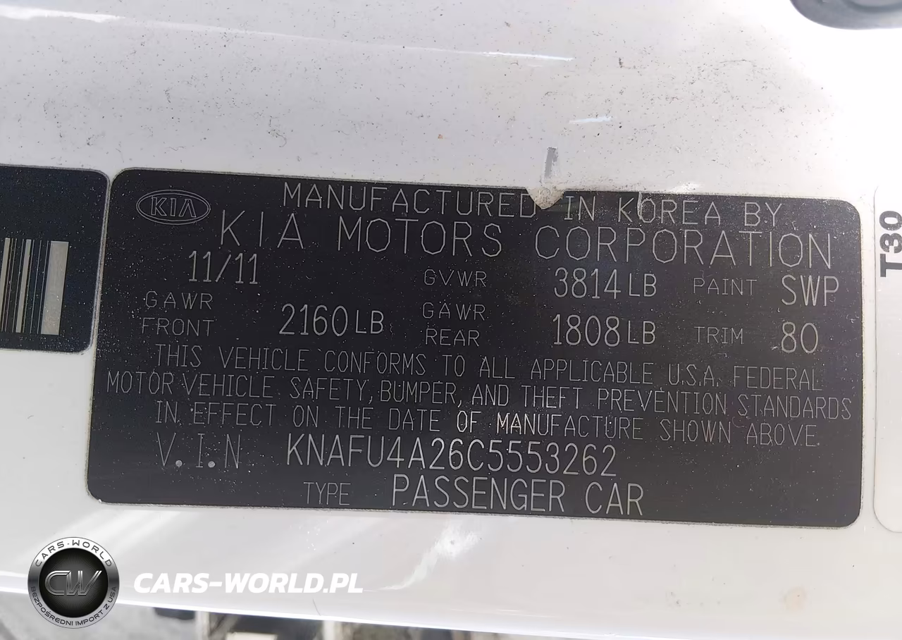 2012 Kia Forte Ex VIN:KNAFU4A26C5553262 - 9