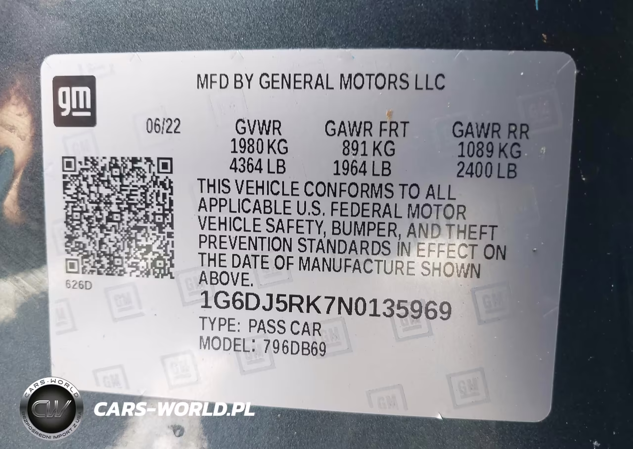 2022 Cadillac Ct4 Luxury VIN:1G6DJ5RK7N0135969 - 9