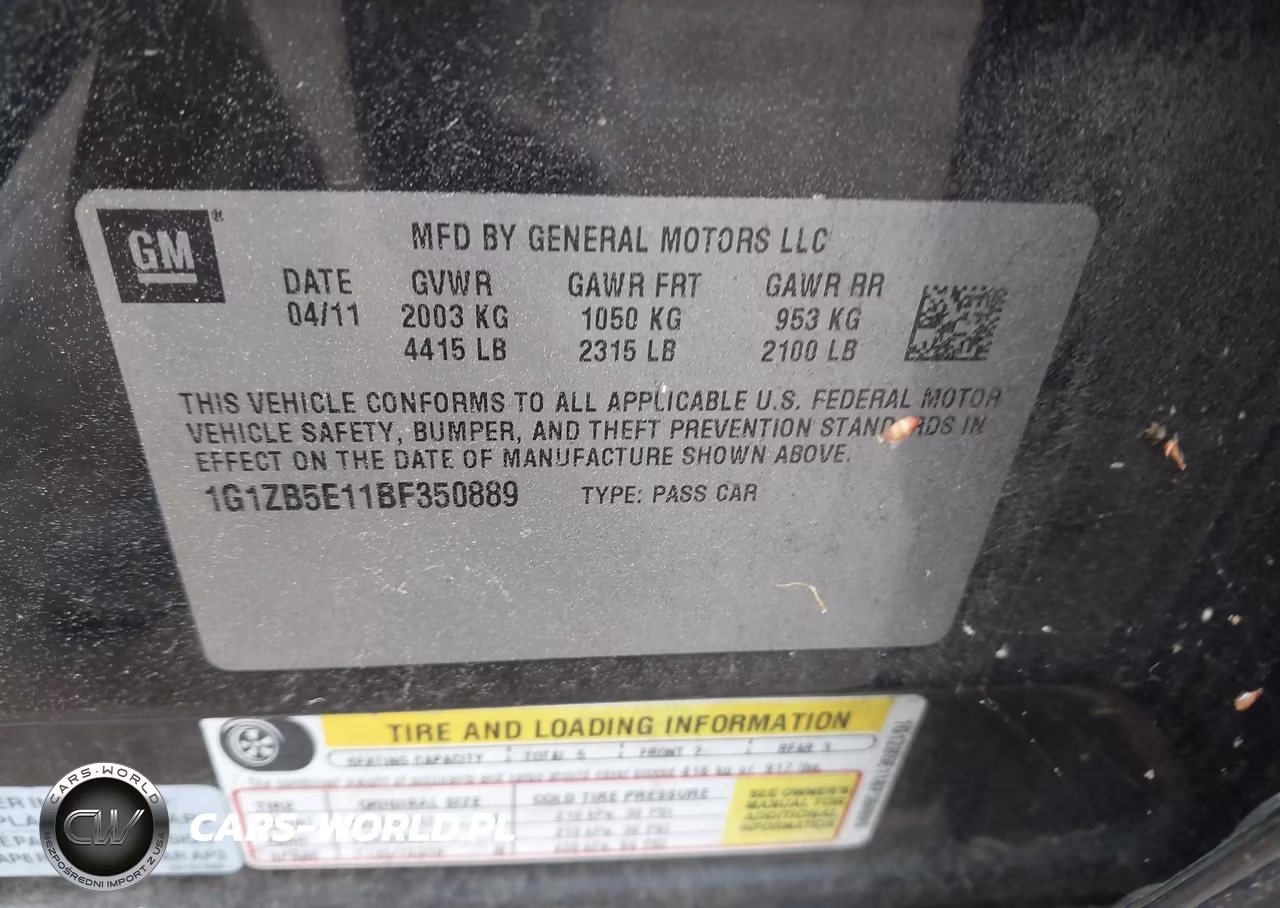2011 Chevrolet Malibu Ls VIN:1G1ZB5E11BF350889 - 9