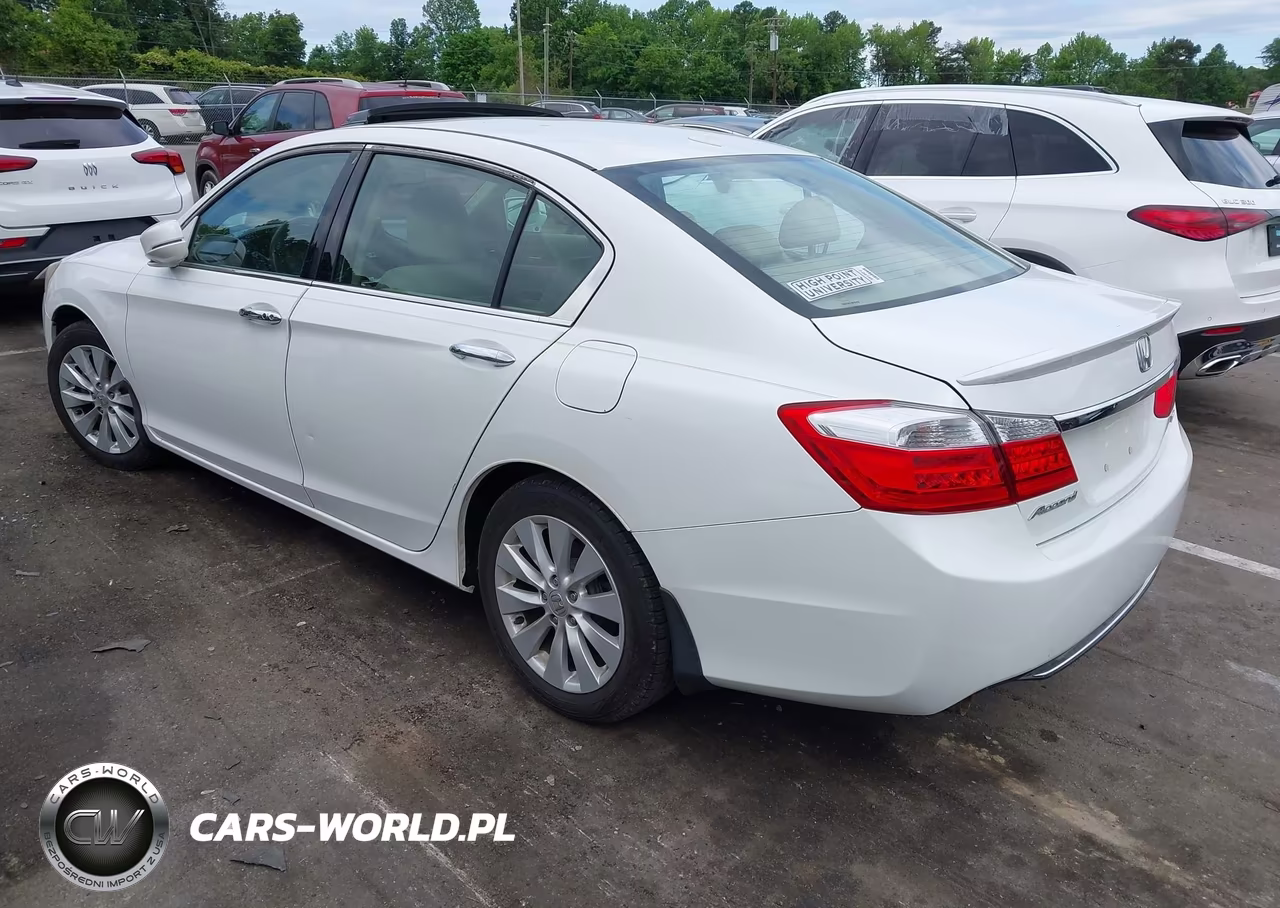 2014 Honda Accord Ex-L V-6 VIN:1HGCR3F85EA000936 - 3