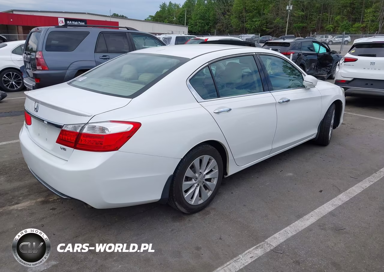 2014 Honda Accord Ex-L V-6 VIN:1HGCR3F85EA000936 - 4