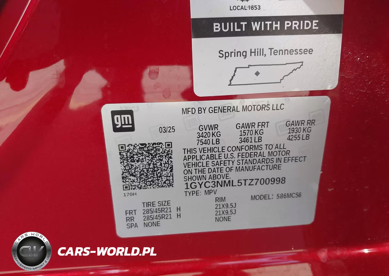 2026 Cadillac Vistiq Sport VIN:1GYC3NML5TZ700998 - 9