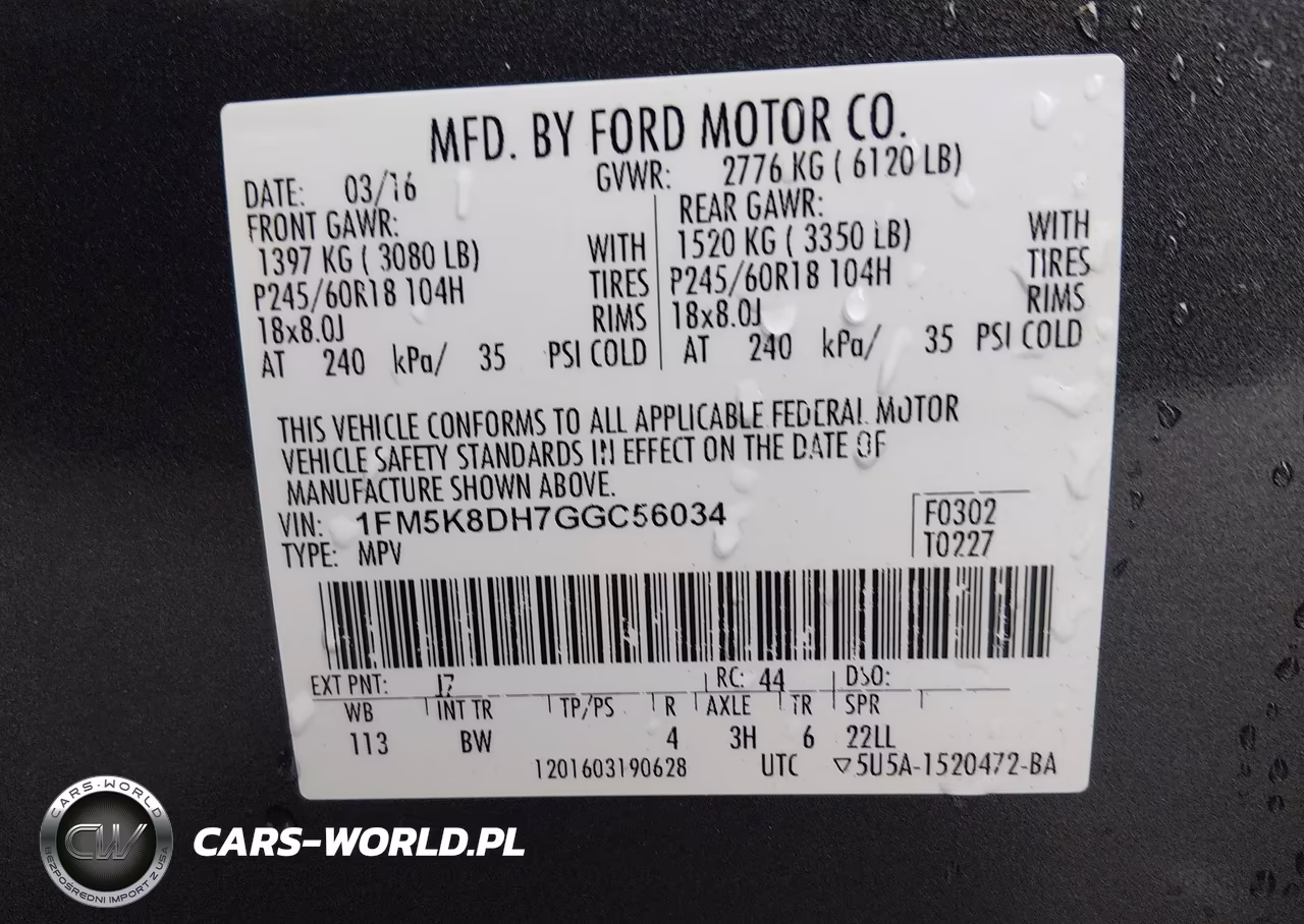 2016 Ford Explorer Xlt VIN:1FM5K8DH7GGC56034 - 9