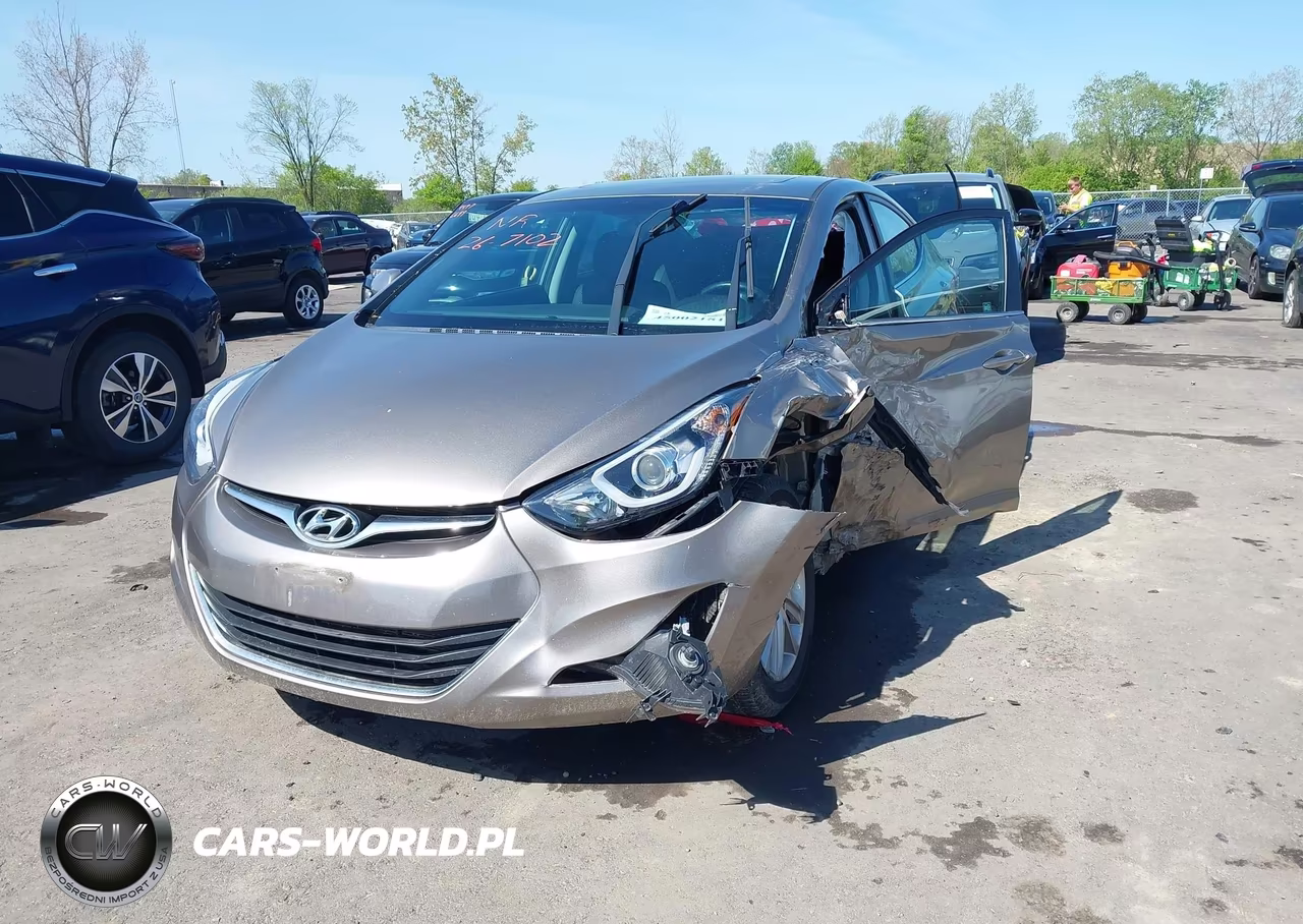 2015 Hyundai Elantra Se VIN:5NPDH4AE4FH599105 - 2
