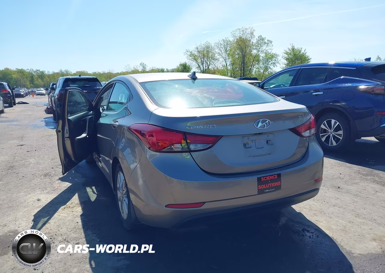 2015 Hyundai Elantra Se VIN:5NPDH4AE4FH599105 - 3