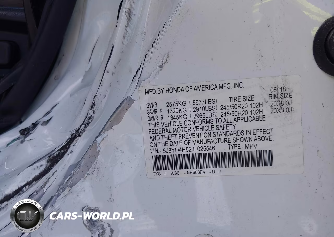 2018 Acura Mdx Technology Package Acurawatch Plus Pkg VIN:5J8YD4H52JL025546 - 9