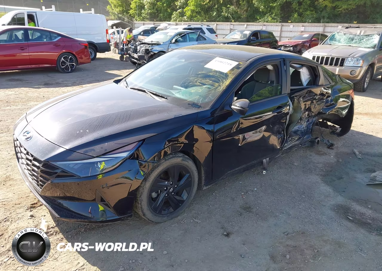 2022 Hyundai Elantra Sel VIN:KMHLM4AG1NU346364 - 2