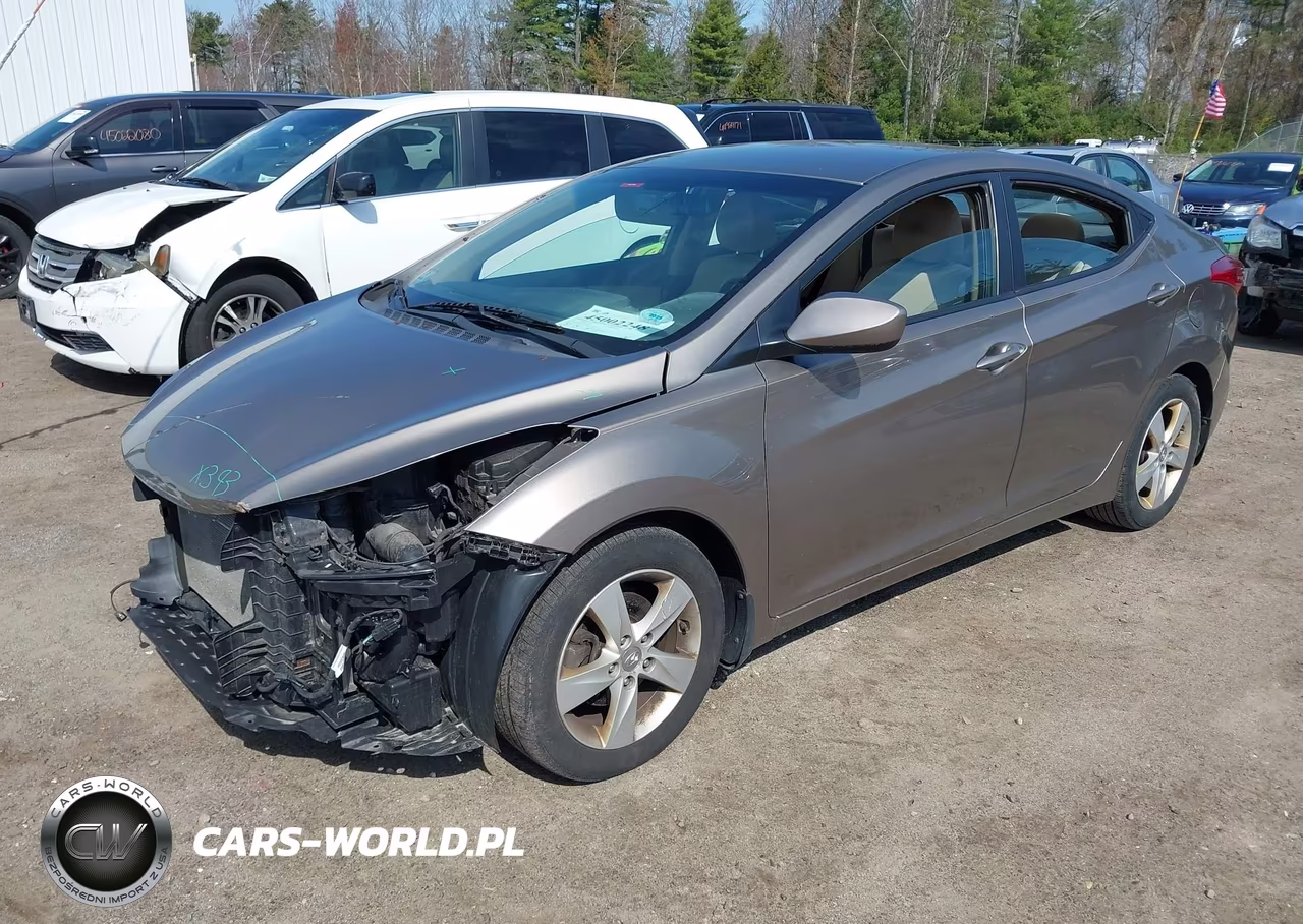 2013 Hyundai Elantra Gls VIN:5NPDH4AE3DH408884 - 2