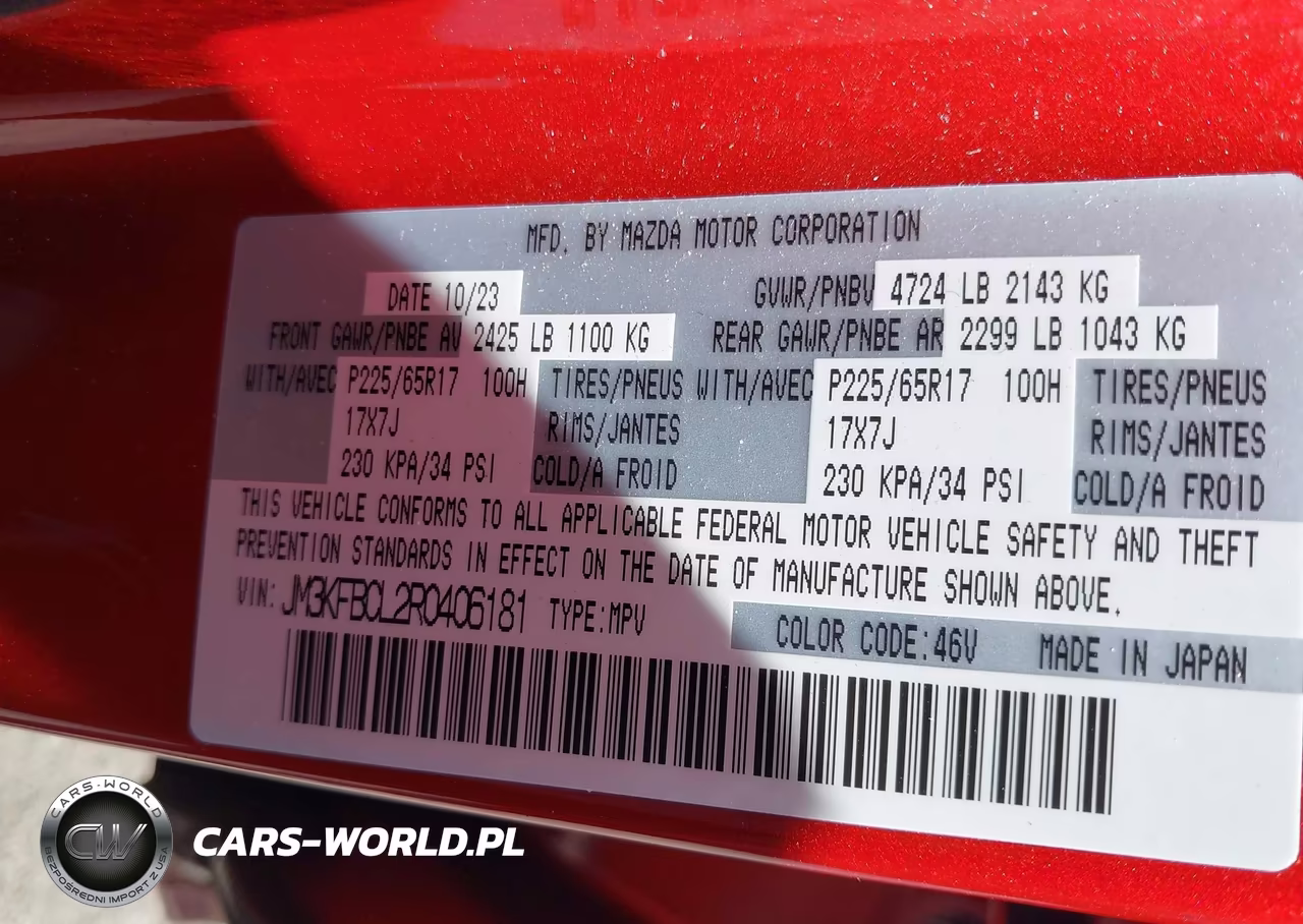 2024 Mazda Cx-5 2.5 S Preferred VIN:JM3KFBCL2R0406181 - 9