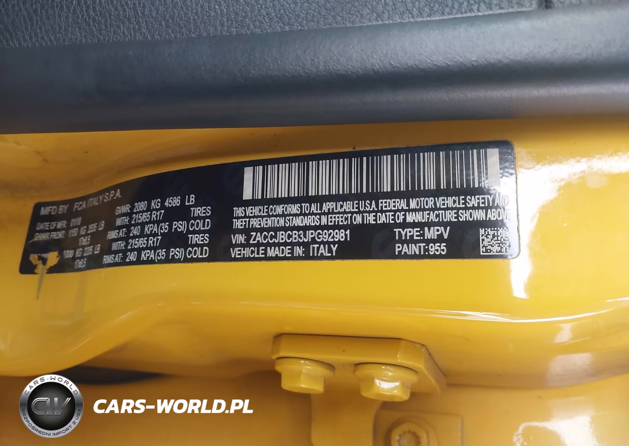 2018 Jeep Renegade Trailhawk 4X4 VIN:ZACCJBCB3JPG92981 - 9