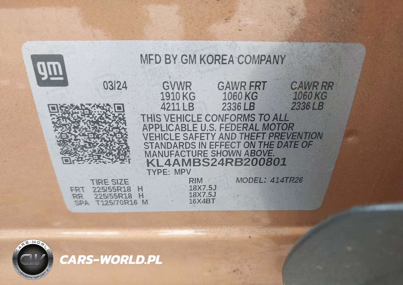 2024 Buick Encore Gx Preferred Fwd VIN:KL4AMBS24RB200801 - 9
