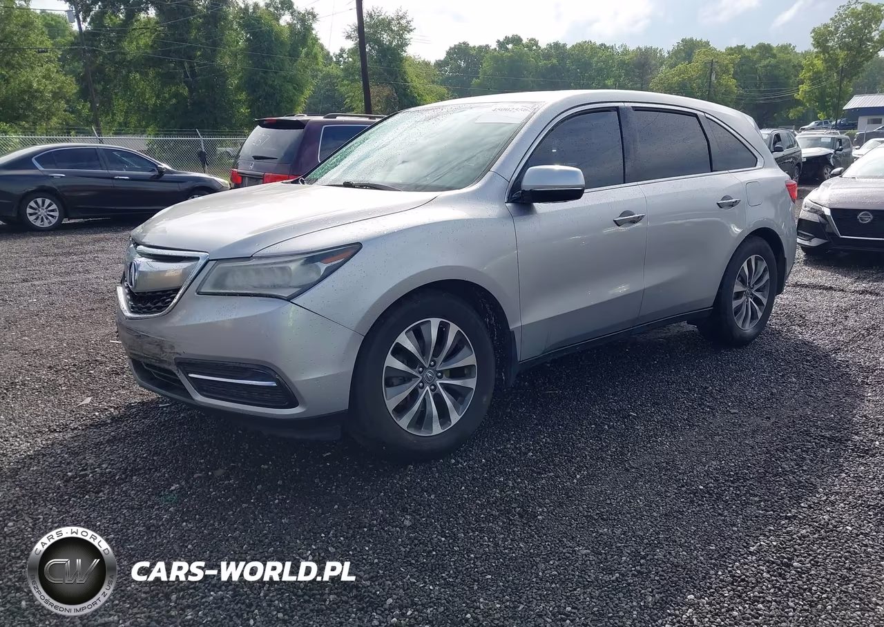 2015 Acura Mdx Technology Package VIN:5FRYD3H41FB009220 - 2