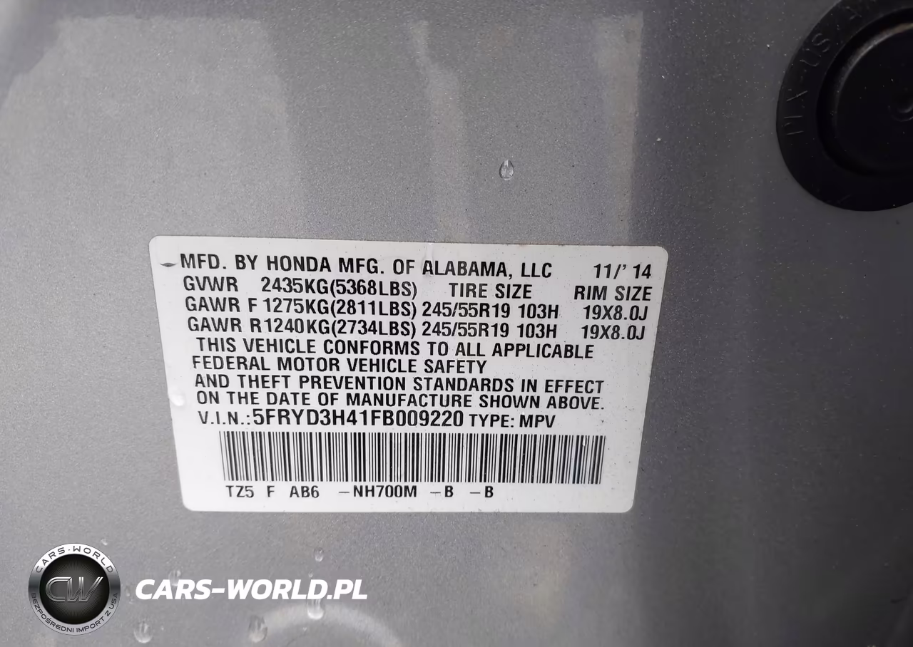 2015 Acura Mdx Technology Package VIN:5FRYD3H41FB009220 - 9