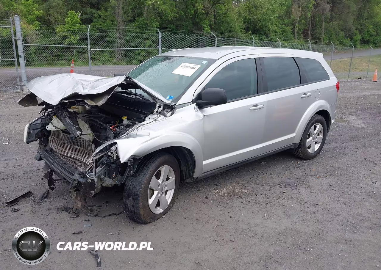 2013 Dodge Journey American Value Pkg VIN:3C4PDCAB8DT594625 - 2