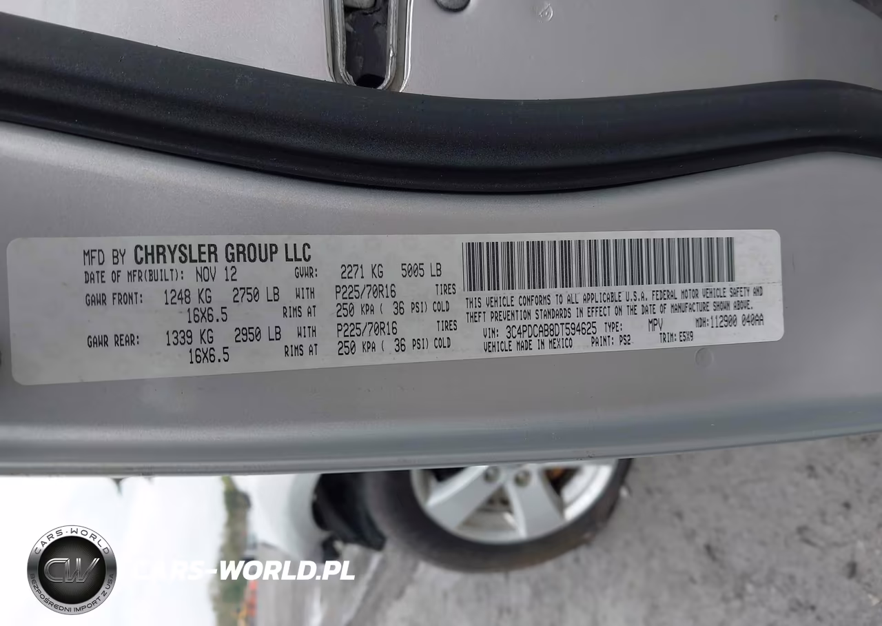 2013 Dodge Journey American Value Pkg VIN:3C4PDCAB8DT594625 - 9