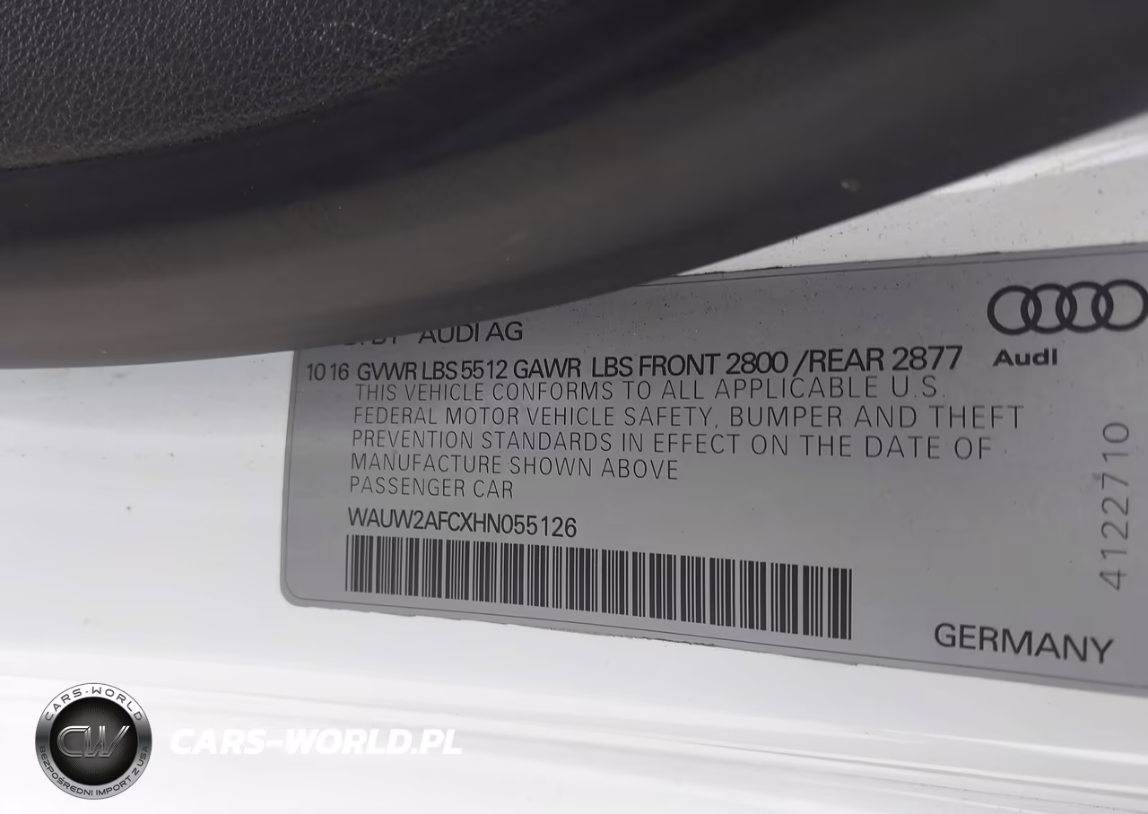 2017 Audi A7 3.0T Premium Plus VIN:WAUW2AFCXHN055126 - 9