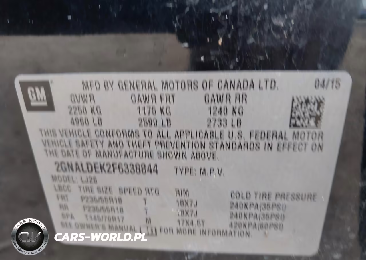 2015 Chevrolet Equinox Ltz VIN:2GNALDEK2F6338844 - 9