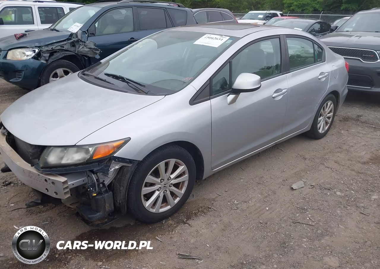 2012 Honda Civic Ex VIN:19XFB2F82CE056045 - 2