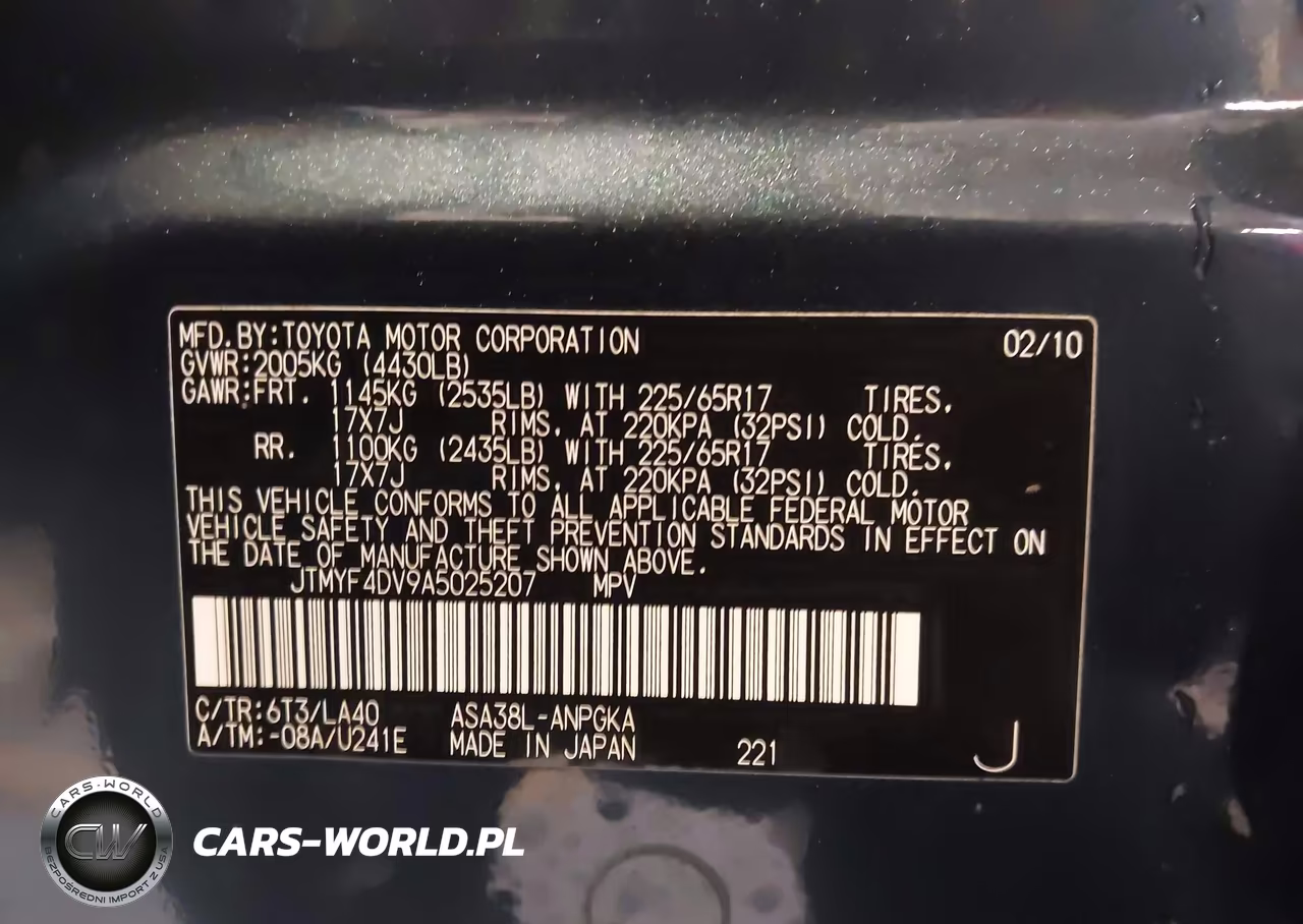 2010 Toyota Rav4 Limited VIN:JTMYF4DV9A5025207 - 9
