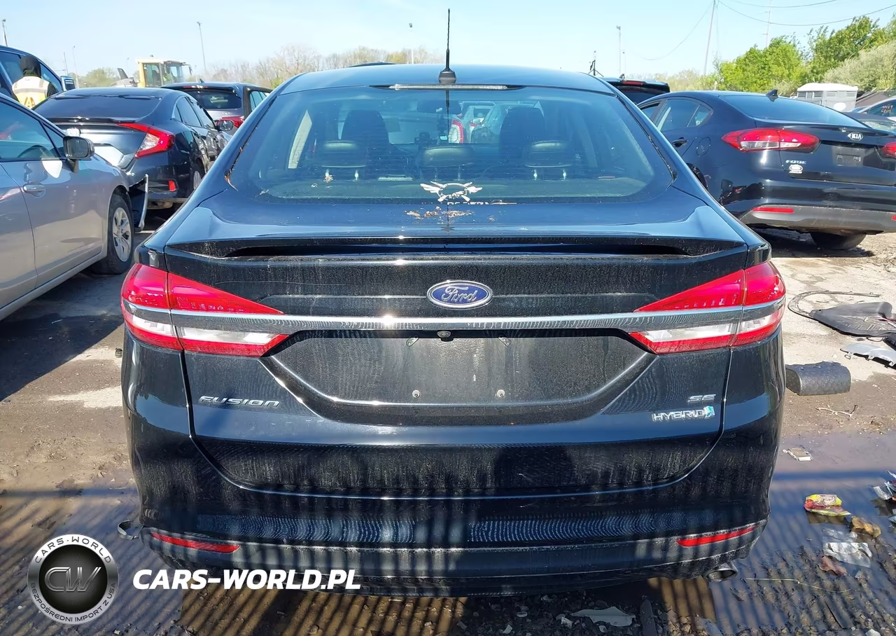 2017 Ford Fusion Hybrid Se VIN:3FA6P0LU2HR296189 - 16