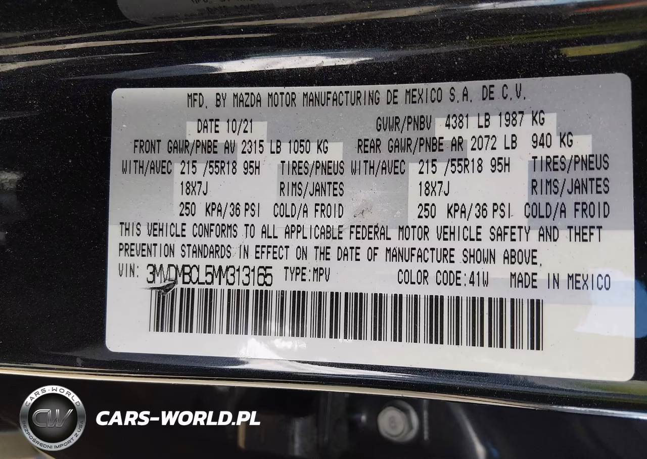 2021 Mazda Cx-30 Preferred VIN:3MVDMBCL5MM313165 - 9