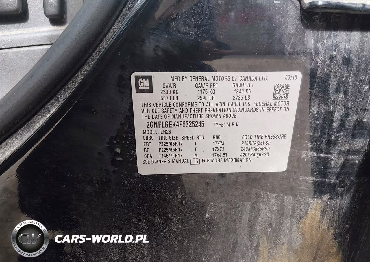 2015 Chevrolet Equinox 2Lt VIN:2GNFLGEK4F6325245 - 9