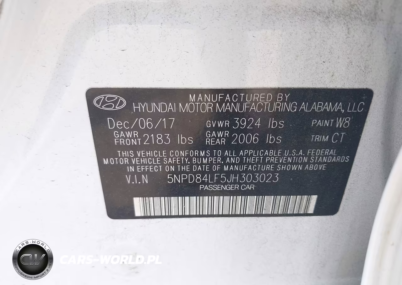 2018 Hyundai Elantra Sel VIN:5NPD84LF5JH303023 - 9
