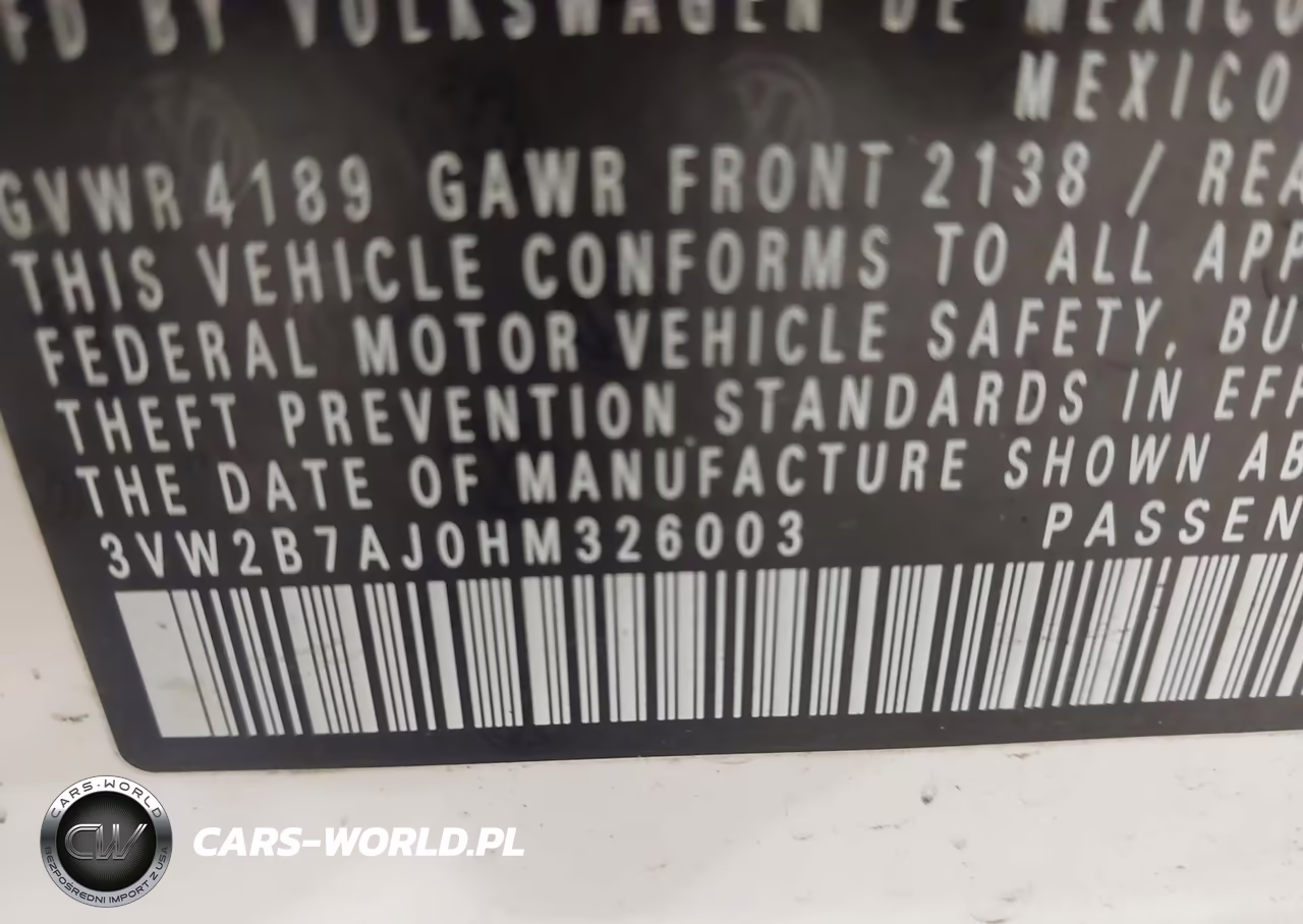 2017 Volkswagen Jetta 1.4T S VIN:3VW2B7AJ0HM326003 - 9