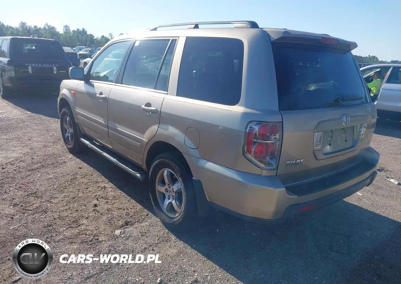 2007 Honda Pilot Ex-L VIN:5FNYF28587B006122 - 3