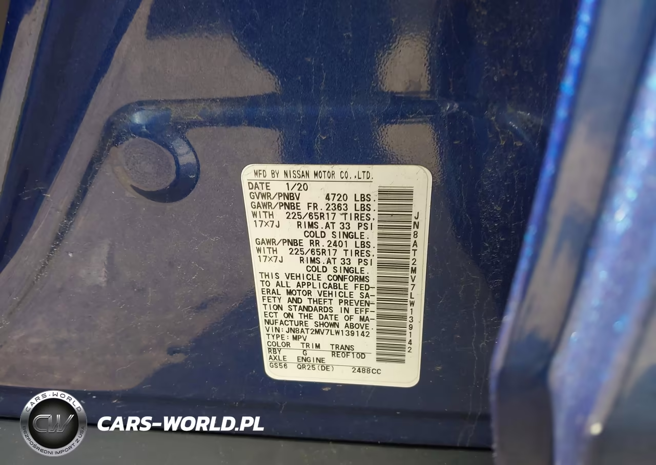 2020 Nissan Rogue Sv Intelligent Awd VIN:JN8AT2MV7LW139142 - 9