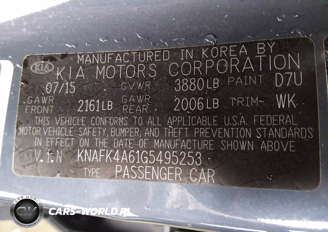 2016 Kia Forte Lx VIN:KNAFK4A61G5495253 - 9