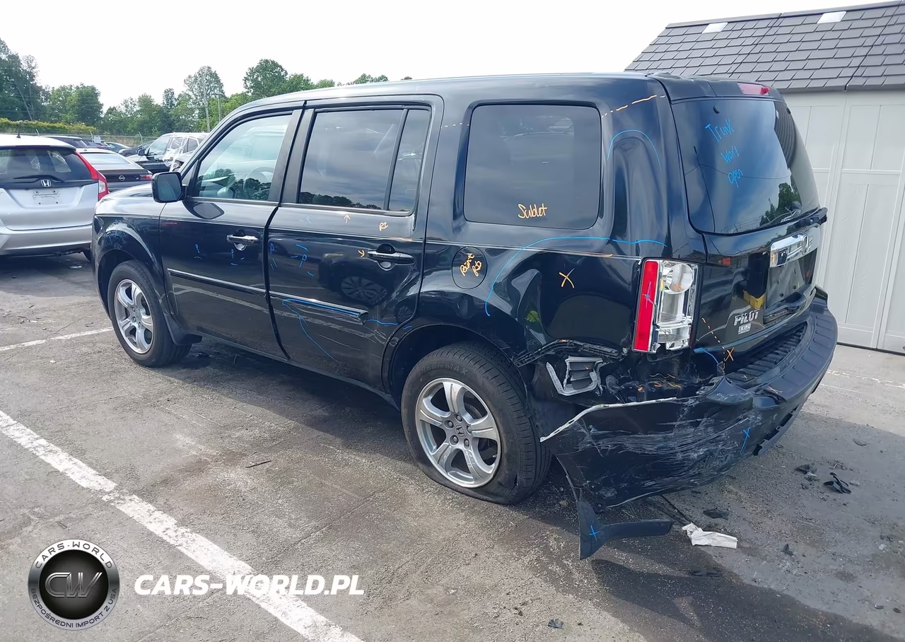 2015 Honda Pilot Ex-L VIN:5FNYF3H59FB015609 - 3