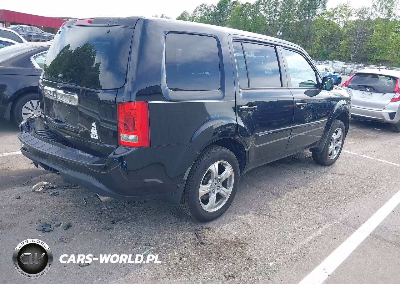 2015 Honda Pilot Ex-L VIN:5FNYF3H59FB015609 - 4