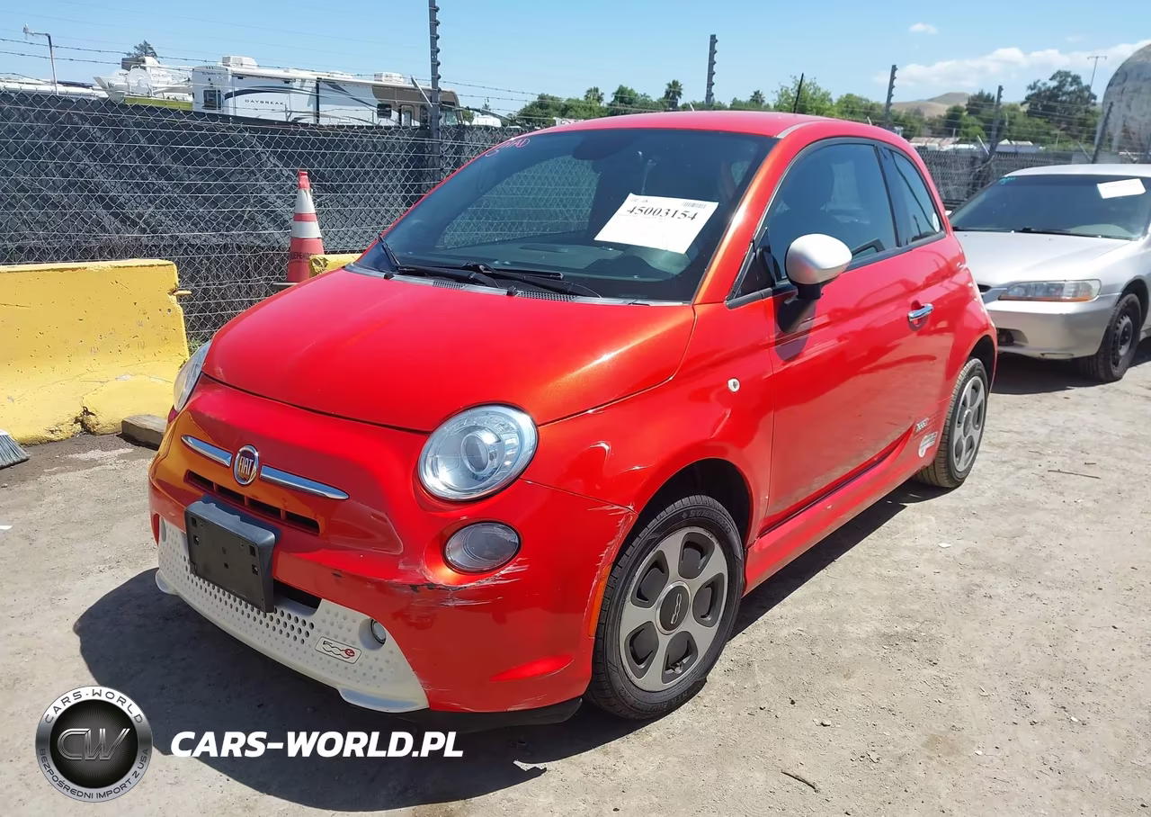 2014 Fiat 500E Battery Electric VIN:3C3CFFGE6ET173634 - 2